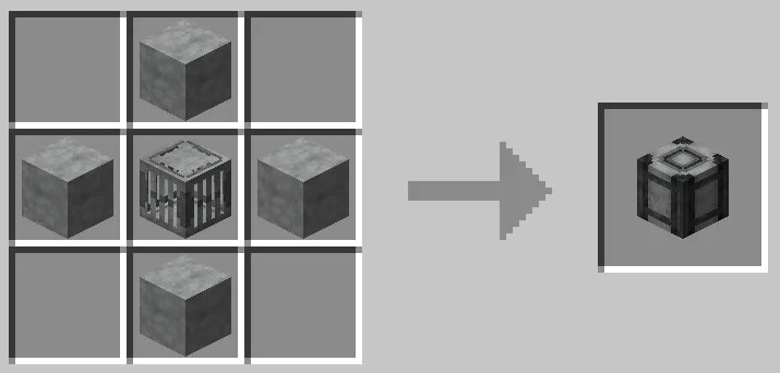 Crafting recipe for Cyberite Battery