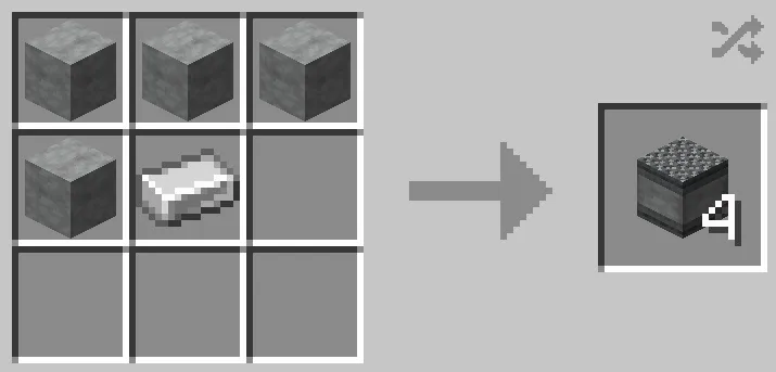 Crafting recipe for Diamondplate Cyberite