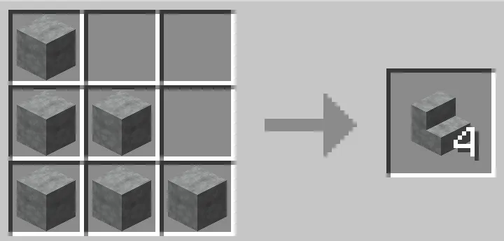 Crafting recipe for Cyberite Stairs