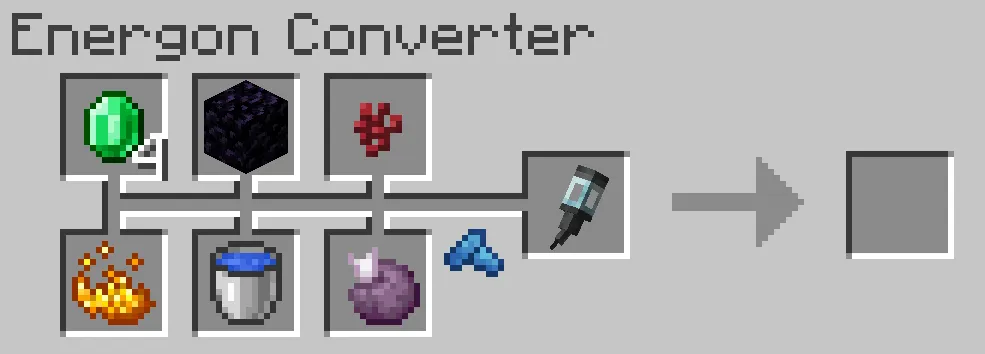 The Energon Converter with every slot filled