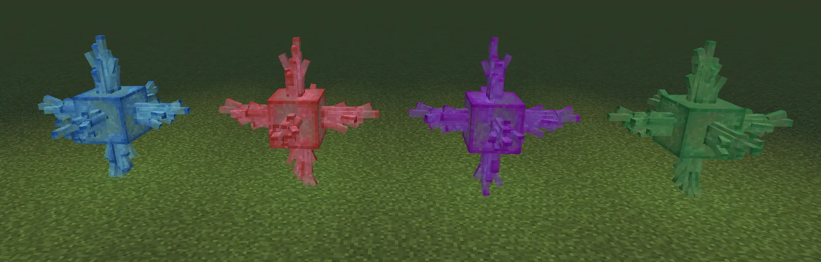 Energon, Red Energon, Dark Energon and Tox-En crystals