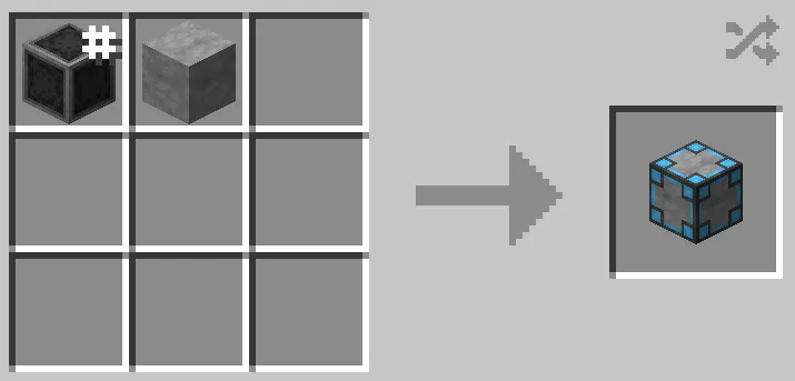 Crafting recipe for Energon Light