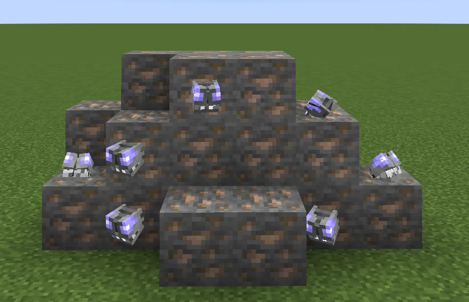 Scraplet-infested iron ore