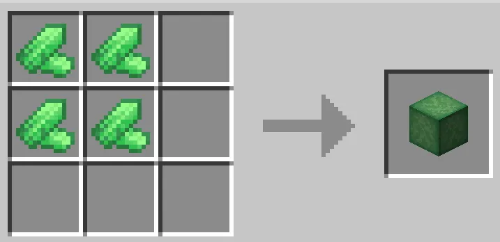 Crafting recipe for Block of Tox-En